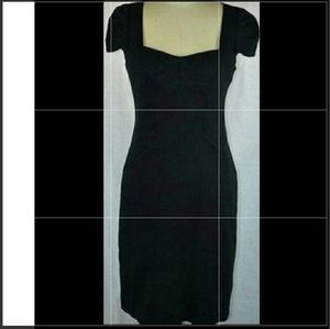 Nanette Lepore black cap sleeves dress 4